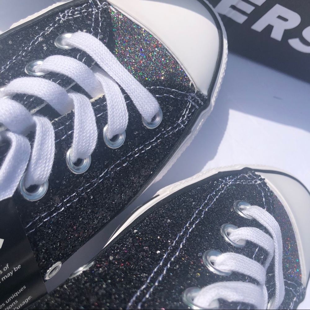 Multi colored glitter Converse sneakers price firm - Picture 10 of 15